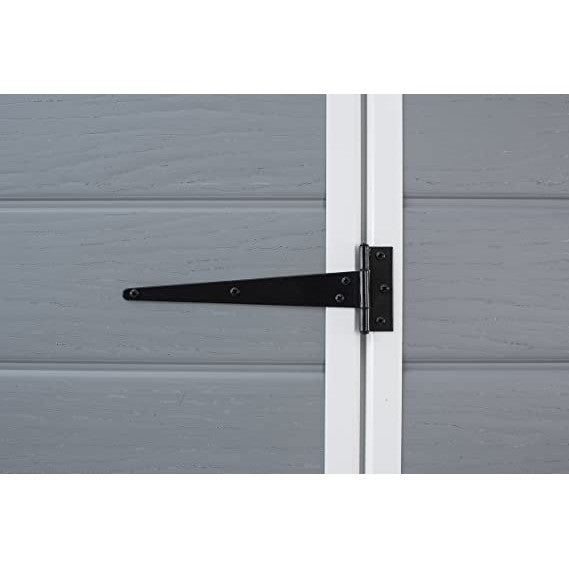 Keter 6 x 6 Manor Plastic Pent Garden Storage Shed – Grey